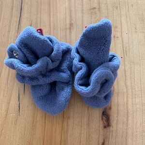 Zutano Cozy Blue Kids Booties